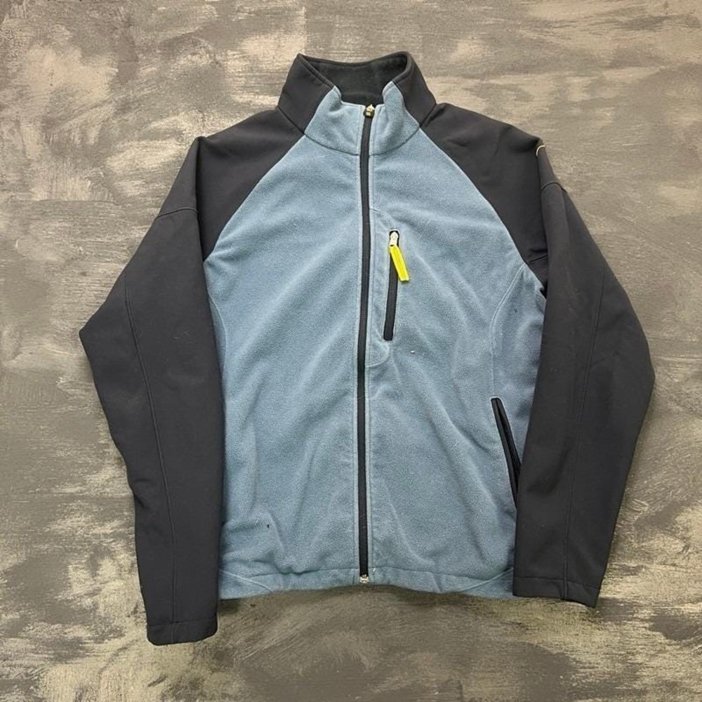 Vintage Nike Fleece Jacket Mens Medium Blue 2000s Y2K Zip Up